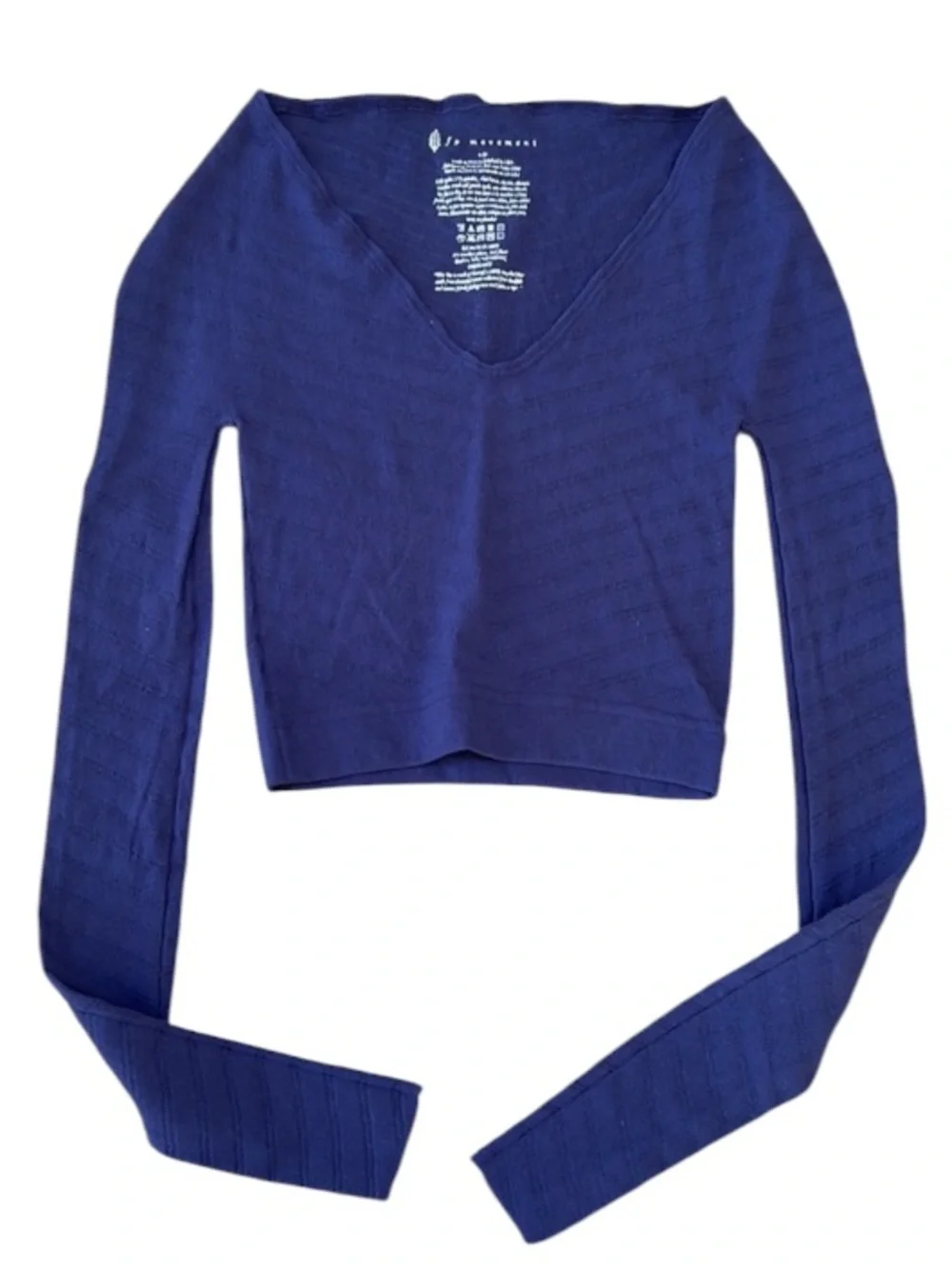 💥NWT FP Movement Gone Adrift Crop Top Blue Size XS / S